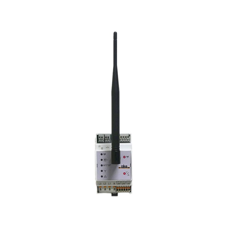 Capteur de télé relève de compteur triphasé pour boucles de Rogowski Triphas’O LoRaWAN  - NKE Watteco